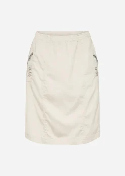SC-AKILA 5 Kjol Ljus sand