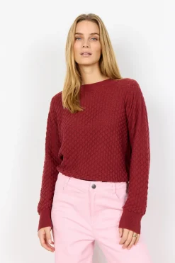 SC-AMELA 1 Pullover Rubinröd