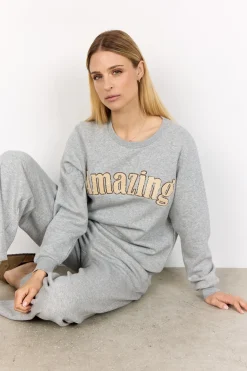 SC-ANGELIN 1 Sweatshirt Ljusgrått
