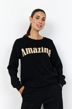 SC-ANGELIN 1 Sweatshirt Svart