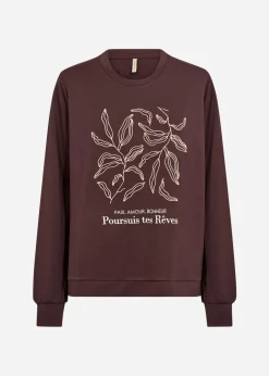 SC-BANU 317 Sweatshirt Mörk plommon