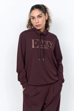 SC-BANU 318 Sweatshirt Mörk plommon