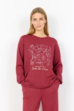 SC-BANU 287 Sweatshirt Rubinröd