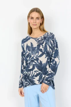 SC-BIARA AOP 152 Blus Navy