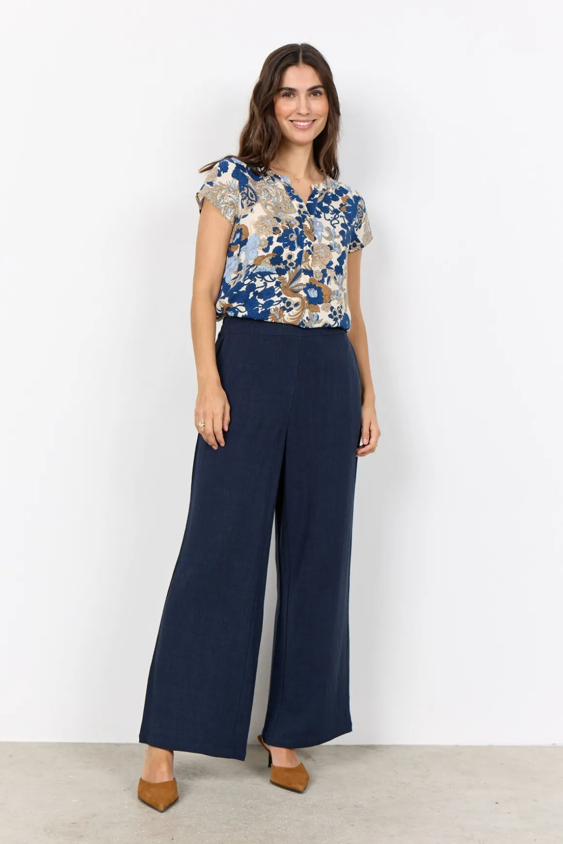 SC-CANNIE SOLID 2-B Byxor Navy
