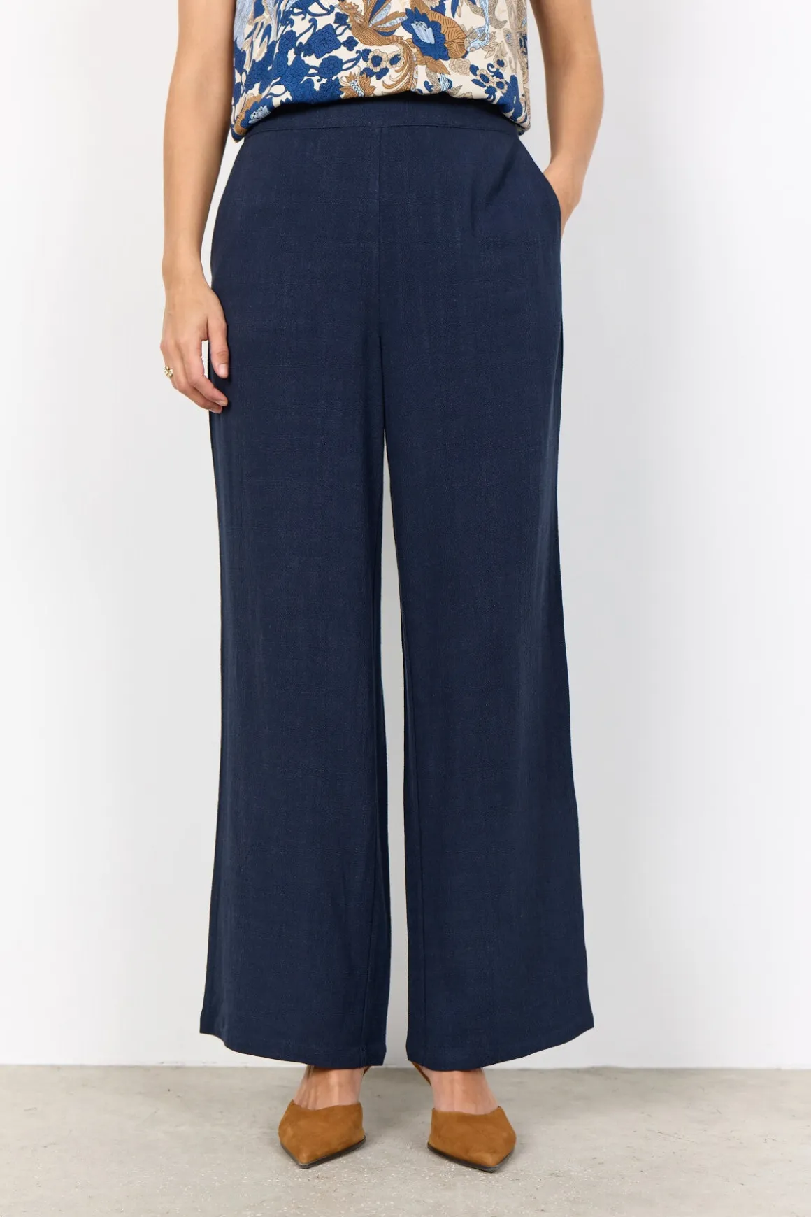 SC-CANNIE SOLID 2-B Byxor Navy