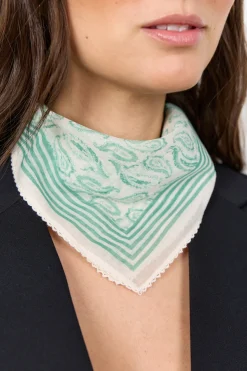 SC-CARNA 1 Scarf Ljusgrön