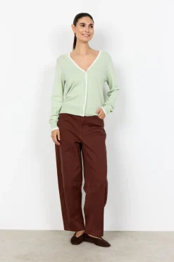 SC-DOLLIE 814 Cardigan Ljusgrön