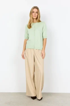 SC-DOLLIE 816 Cardigan Ljusgrön