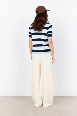 SC-DOLLIE STRIPE 820 Pullover Navy