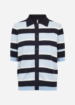 SC-DOLLIE STRIPE 820 Pullover Navy