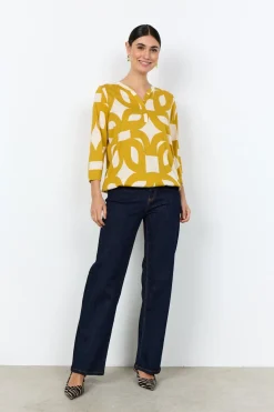 SC-FELICITY AOP 542 Blus Gul