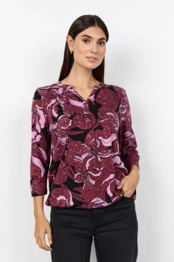 SC-FELICITY AOP 548 Blus Mörkröd