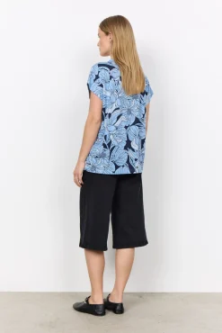 SC-FELICITY AOP 547 T-shirt Blå