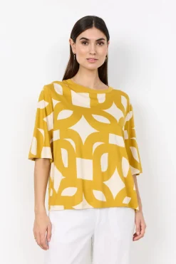 SC-FELICITY AOP 541 T-shirt Gul