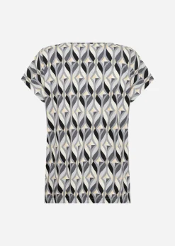 SC-FELICITY AOP 551 T-shirt Svart