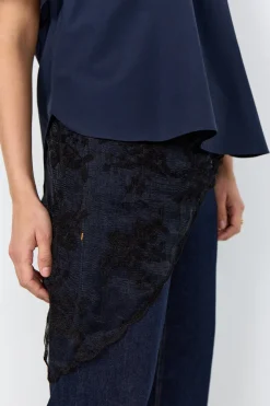 SC-FILLE 1 Scarf Svart