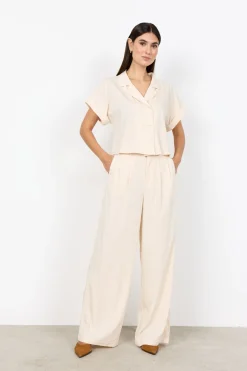 SC-GADIR 1 Skjorta Cream