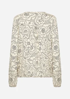 SC-MARICA AOP 347 Blus Cream