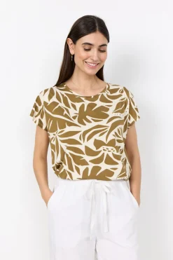 SC-MARICA AOP 357 T-shirt Oliv