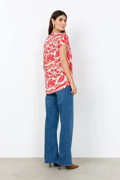 SC-MARICA AOP 357 T-shirt Röd