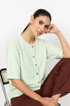 SC-ORLEAN 9 Cardigan Ljusgrön