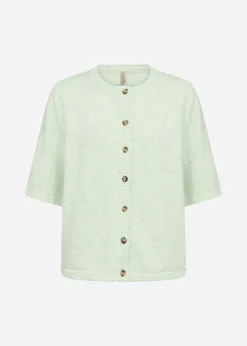 SC-ORLEAN 9 Cardigan Ljusgrön