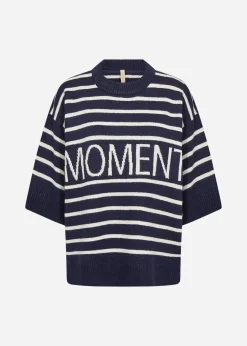 SC-ORLEAN STRIPE 11 Pullover Navy
