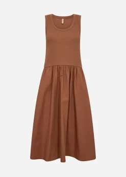 SC-RACHELLE 6 Klänning Brün