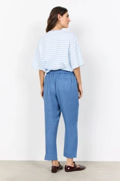 SC-RINA STRIPE 23 T-shirt Ljusblå