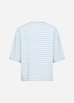 SC-RINA STRIPE 23 T-shirt Ljusblå